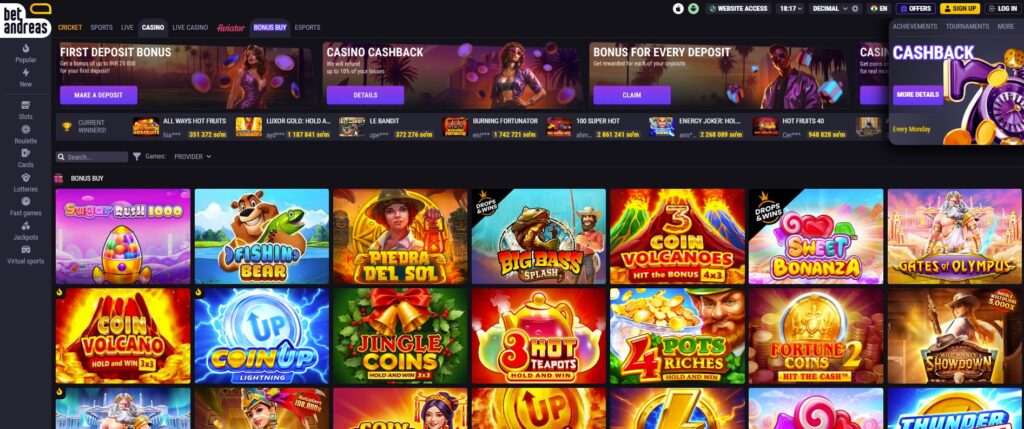 Betandreas Review – Trusted Platform in India