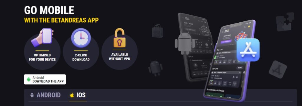 Betandreas iOS App – PWA Installation
